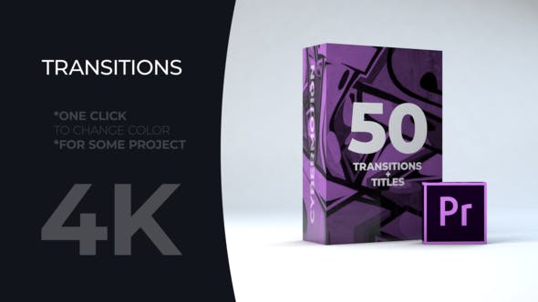 50 Title Transitions MOGRT - Videohive 21763351 Download