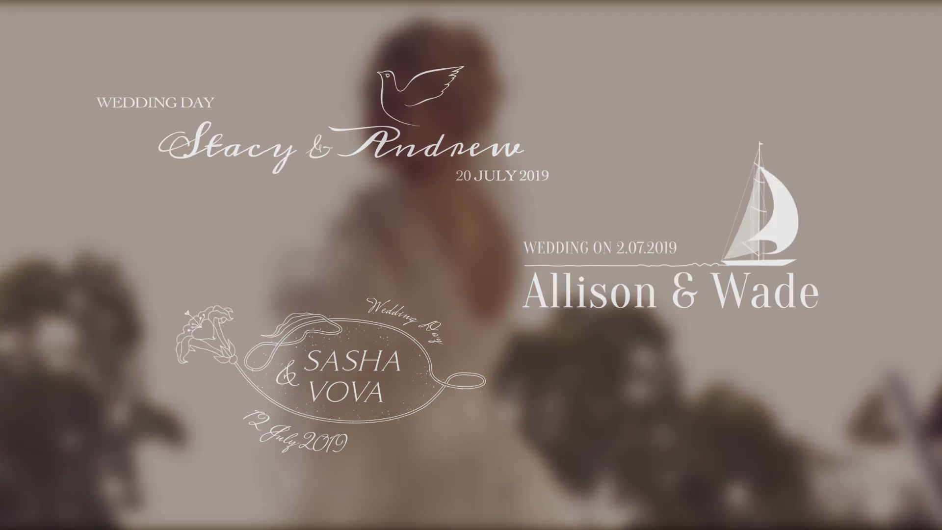 50 Wedding Titles Videohive 23195625 After Effects Image 6