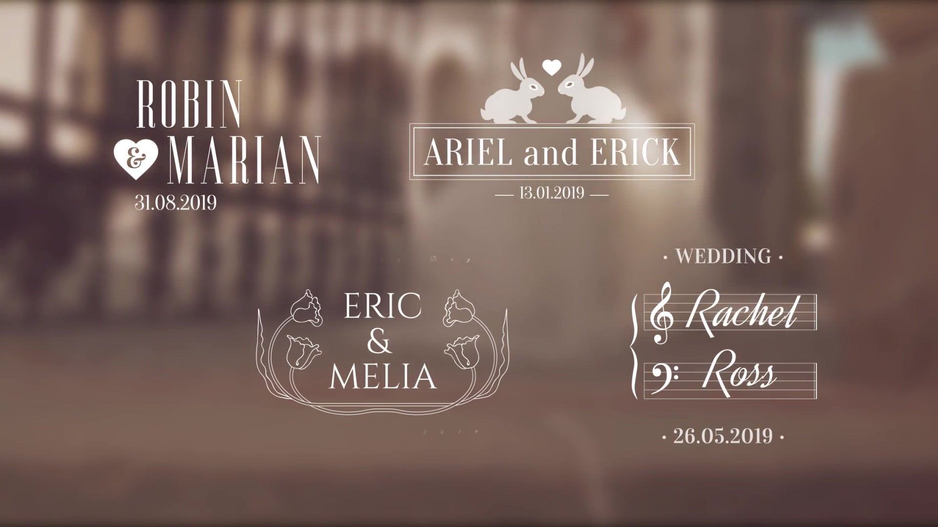 50 Wedding Titles Videohive 23195625 After Effects Image 7
