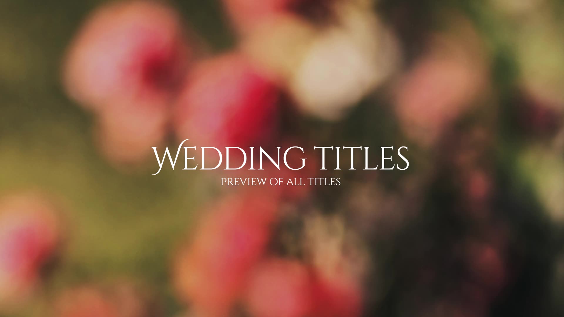 50 Wedding Titles | For Final Cut & Apple Motion Videohive 24961453 Apple Motion Image 3