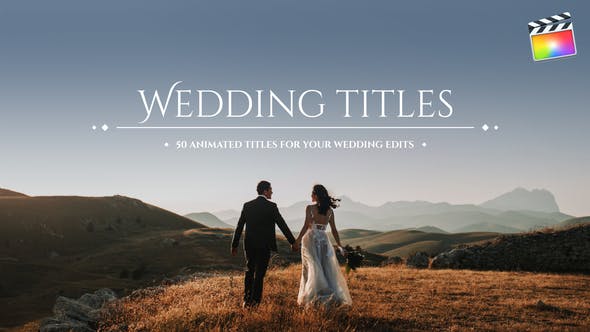50 Wedding Titles | For Final Cut & Apple Motion - 24961453 Download Videohive