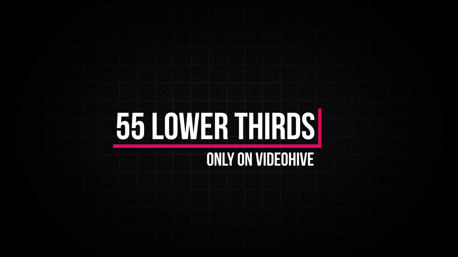 55 Lower Thirds - Download Videohive 19226081