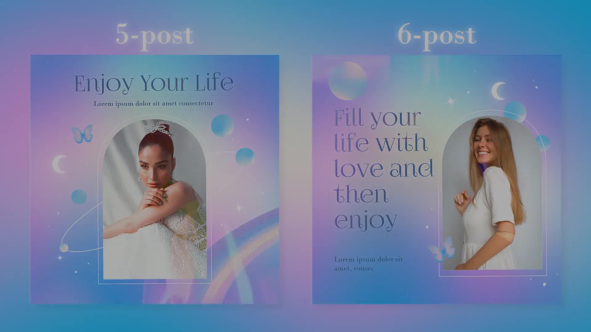 6 Dreamy Cute Instagram Posts Videohive 39235212 After Effects Image 9
