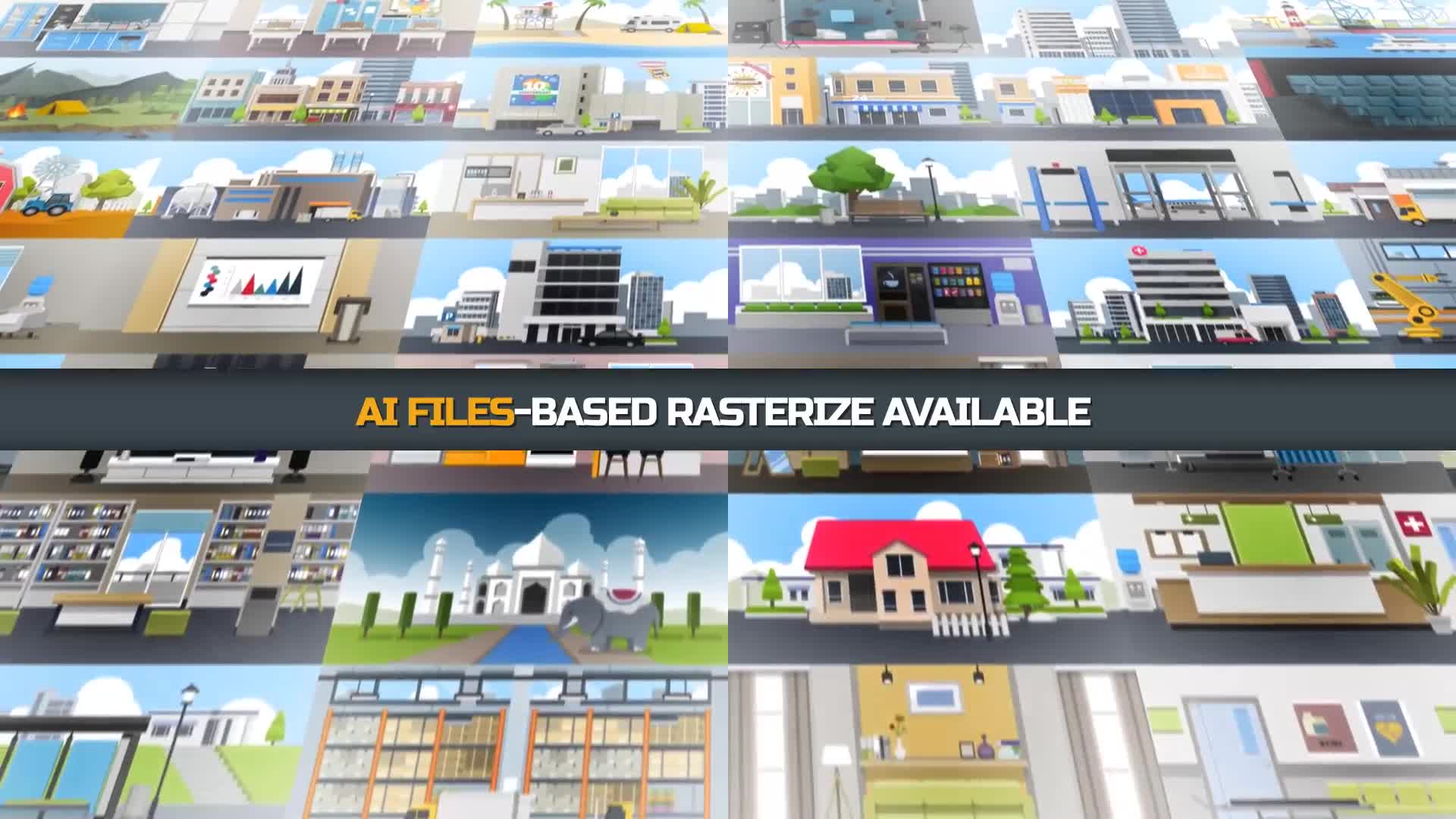 60 Backgrounds Animation Scene Videohive 34211583 After Effects Image 1
