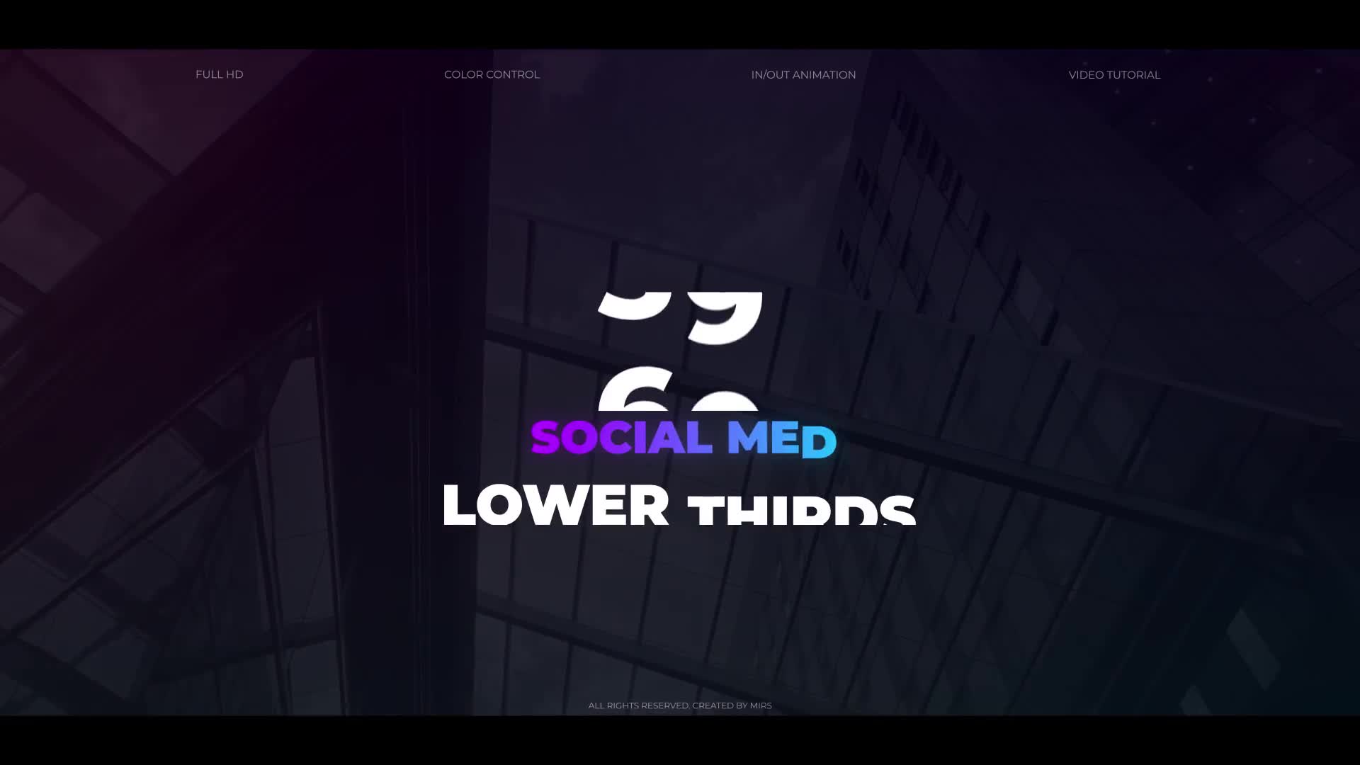 60 Social Media Lower Thirds Videohive 24954863 After Effects Image 1