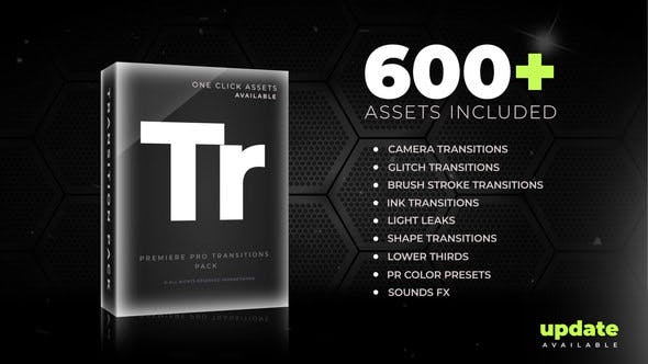 600+ Pack: Transitions, Light Leaks, Color Presets, Sound FX - 21935448 Download Videohive