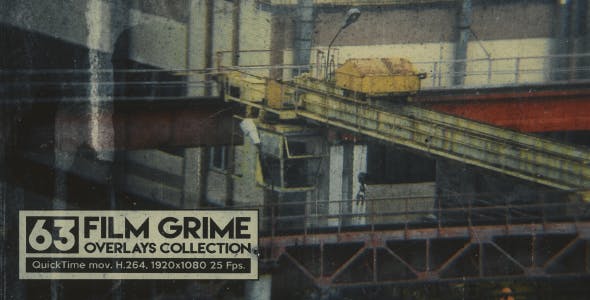 63 Film Grime Overlays Collection - 13912429 Download Videohive