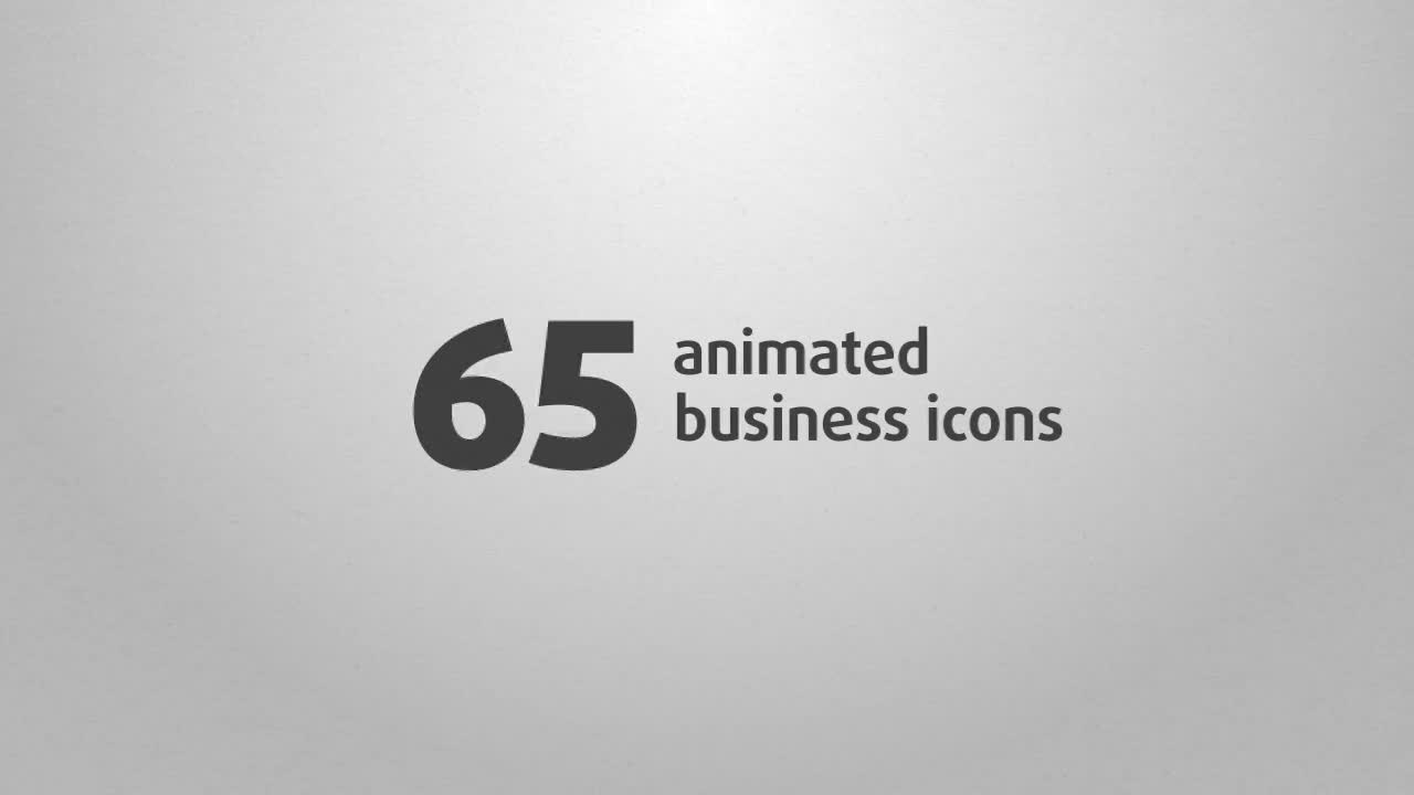 65 Animated Business Icons - Download Videohive 5328927