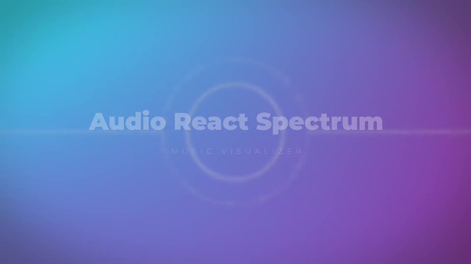 66 Audio React Spectrum Music Visualizer Templates Videohive 34093918 After Effects Image 1