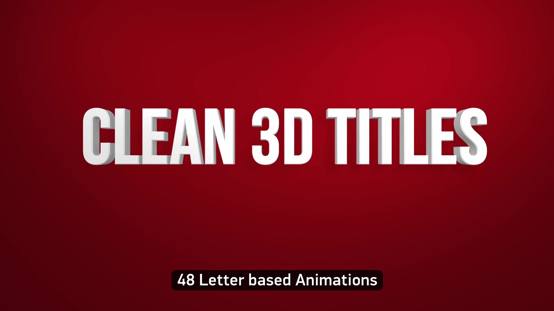 70 Clean 3D TEXT Titles Videohive 43113006 After Effects Image 9