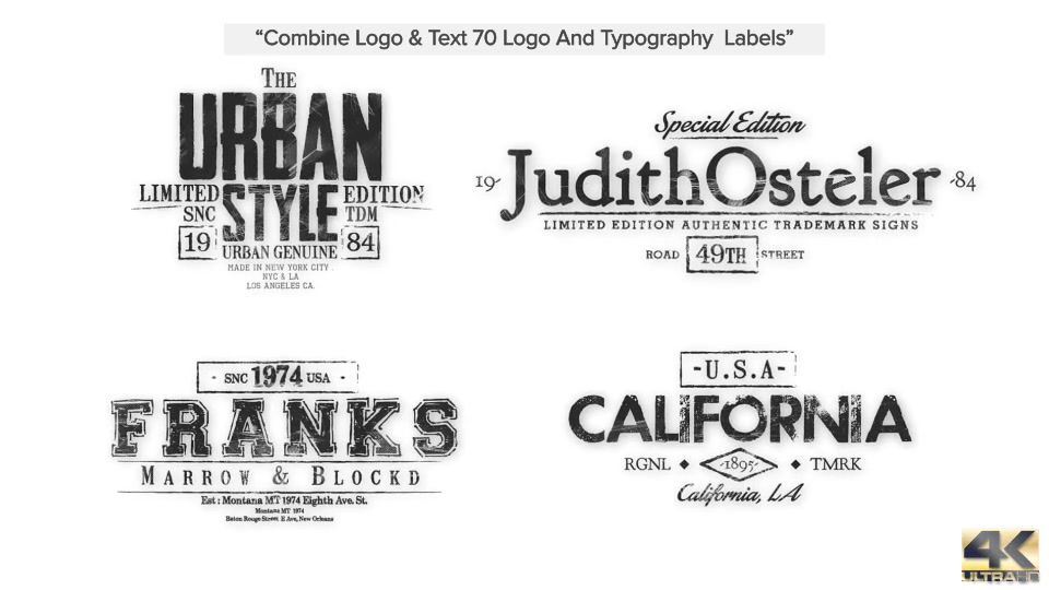 70 Grunge Titles & Logo Pack, Brush Toolkit - Download Videohive 14276503