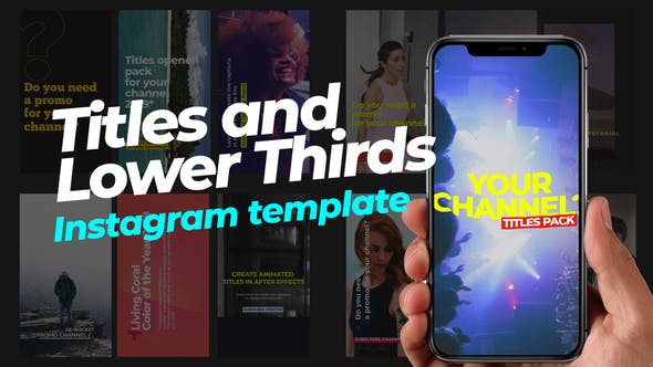 70 Instagram Stories | Titles and Lower Thirds - Download 23574542 Videohive