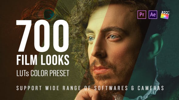 700 Film Looks LUT Color Preset Pack - Download 25157078 Videohive