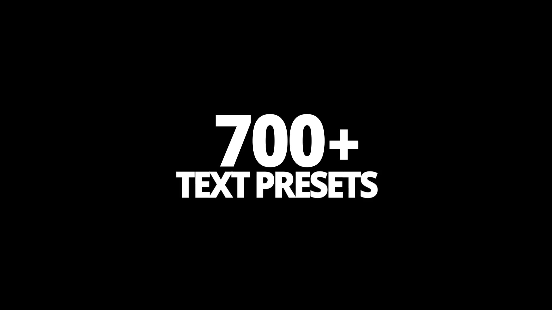 700 Text Presets for Premiere Pro & After effects - Download Videohive  22508370