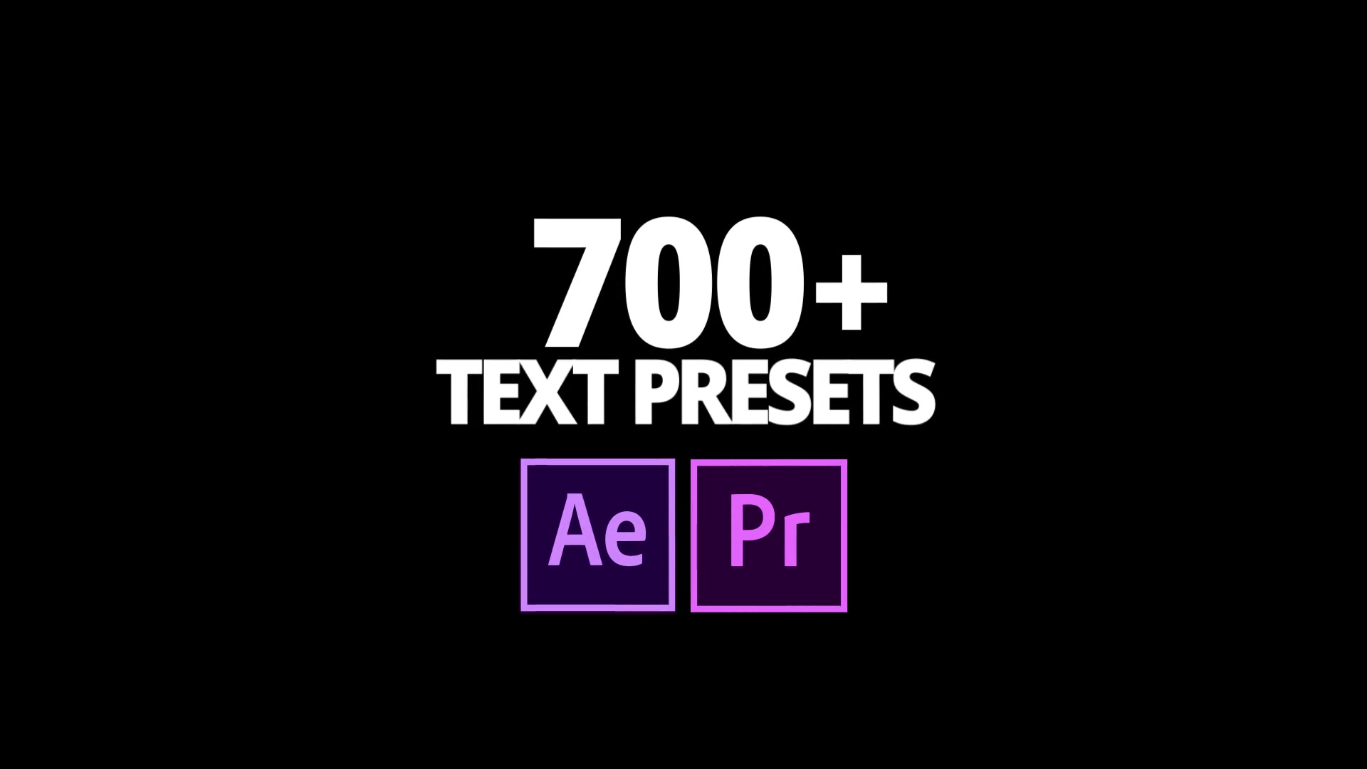 premiere pro text presets