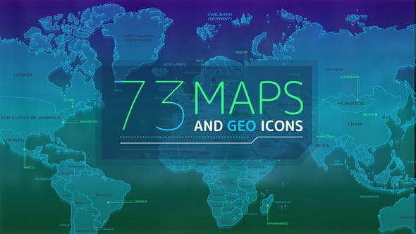 73 Maps And Geo Icons - Videohive 25256342 Download