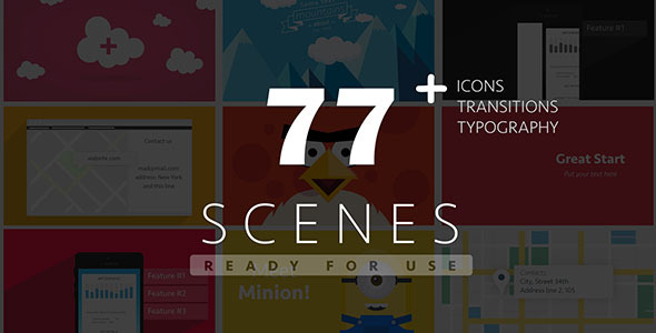 77 Ready For Use Scenes - Download Videohive 9246484