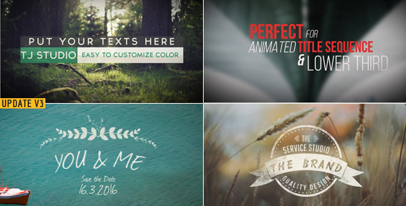 78 Title Animation Pack - Download Videohive 10864339
