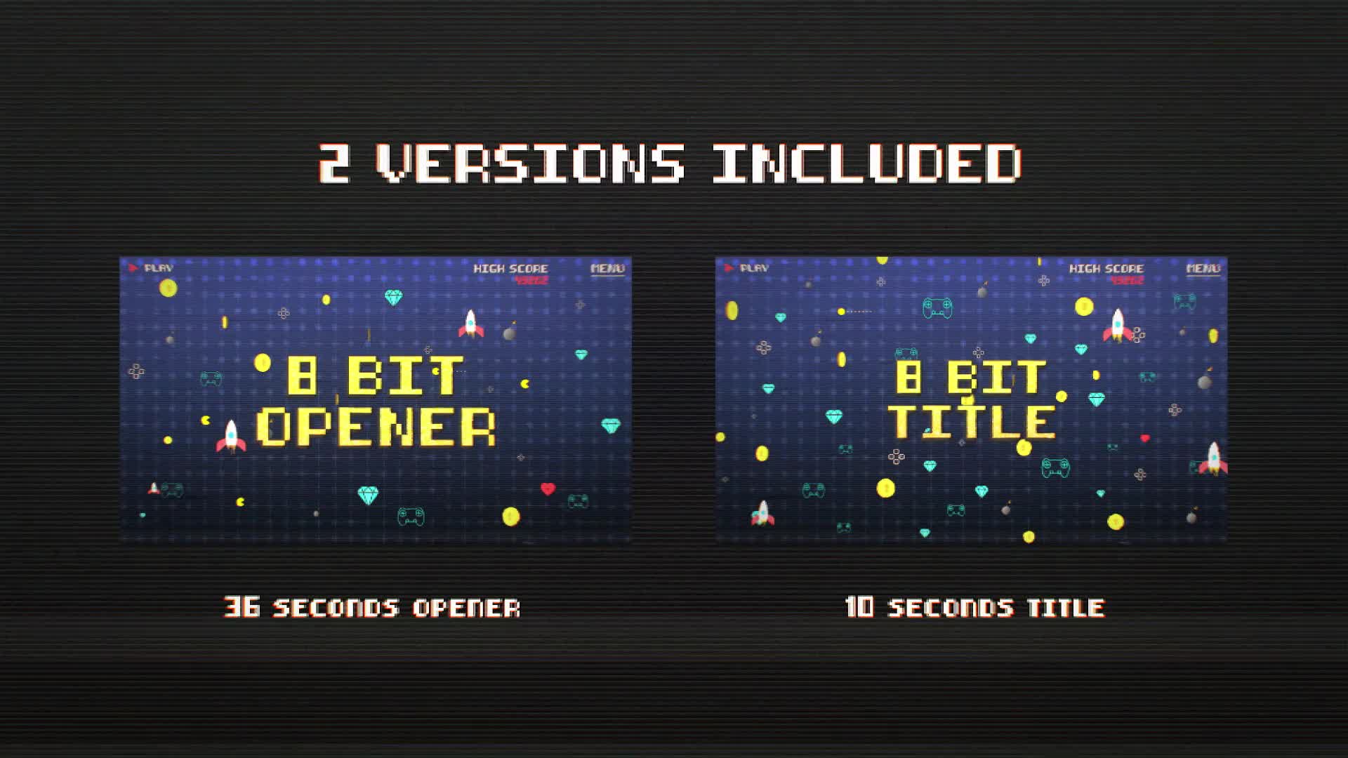 8 Bit Old Game Opener and Title Videohive 30380313 Premiere Pro Image 1