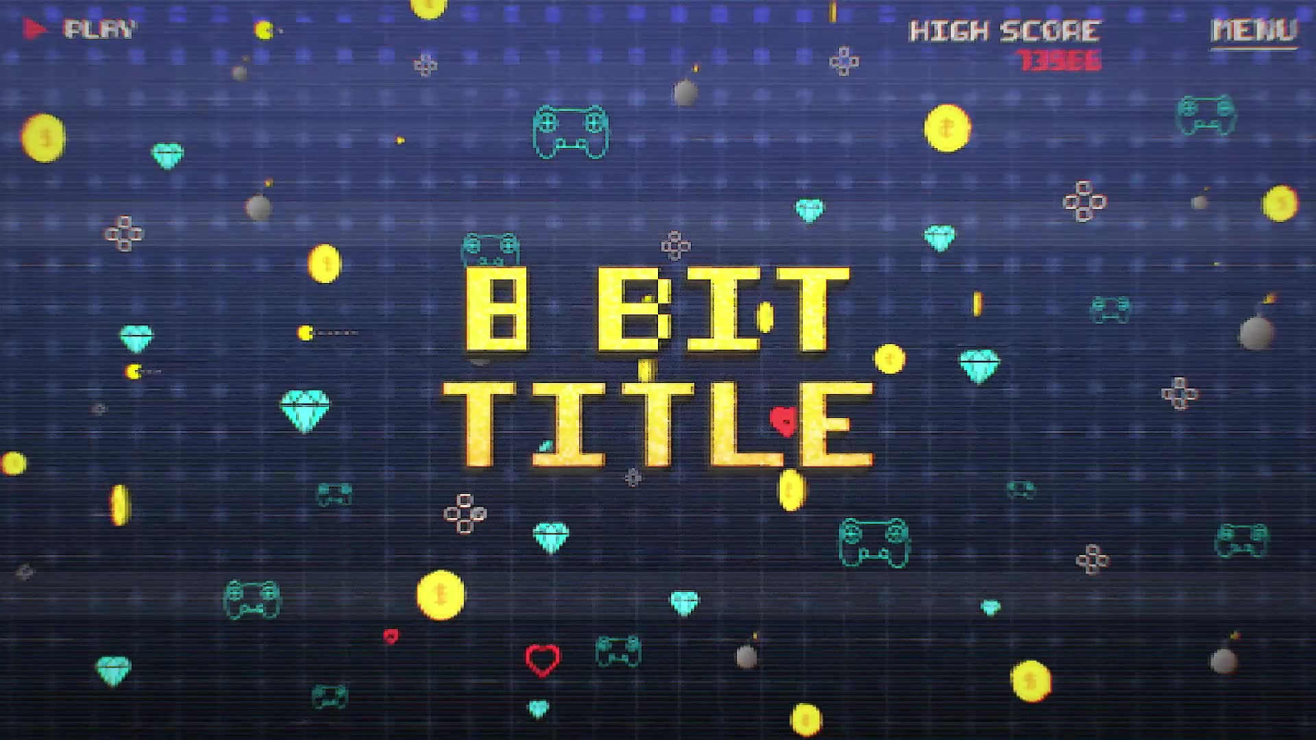 8 Bit Old Game Opener and Title Videohive 30380313 Premiere Pro Image 7