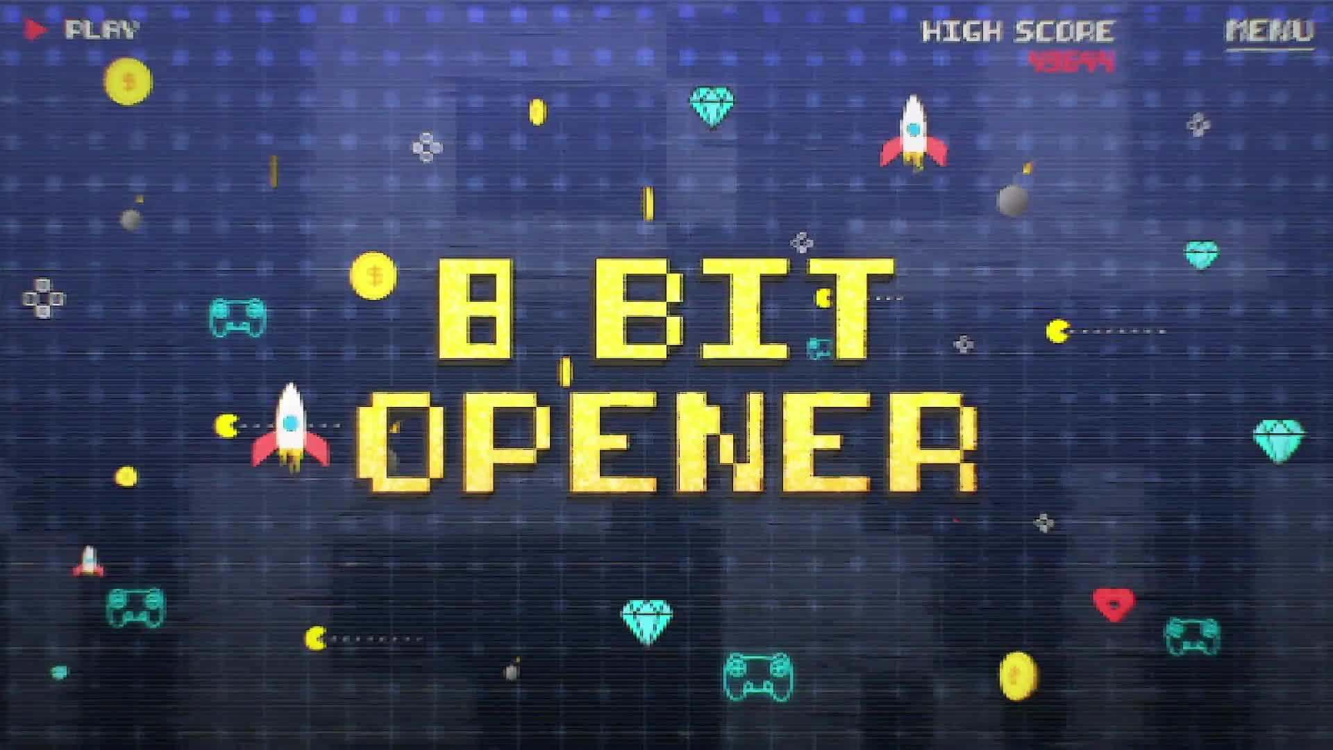 8 Bit Old Game Opener Videohive 28798911 After Effects Image 1