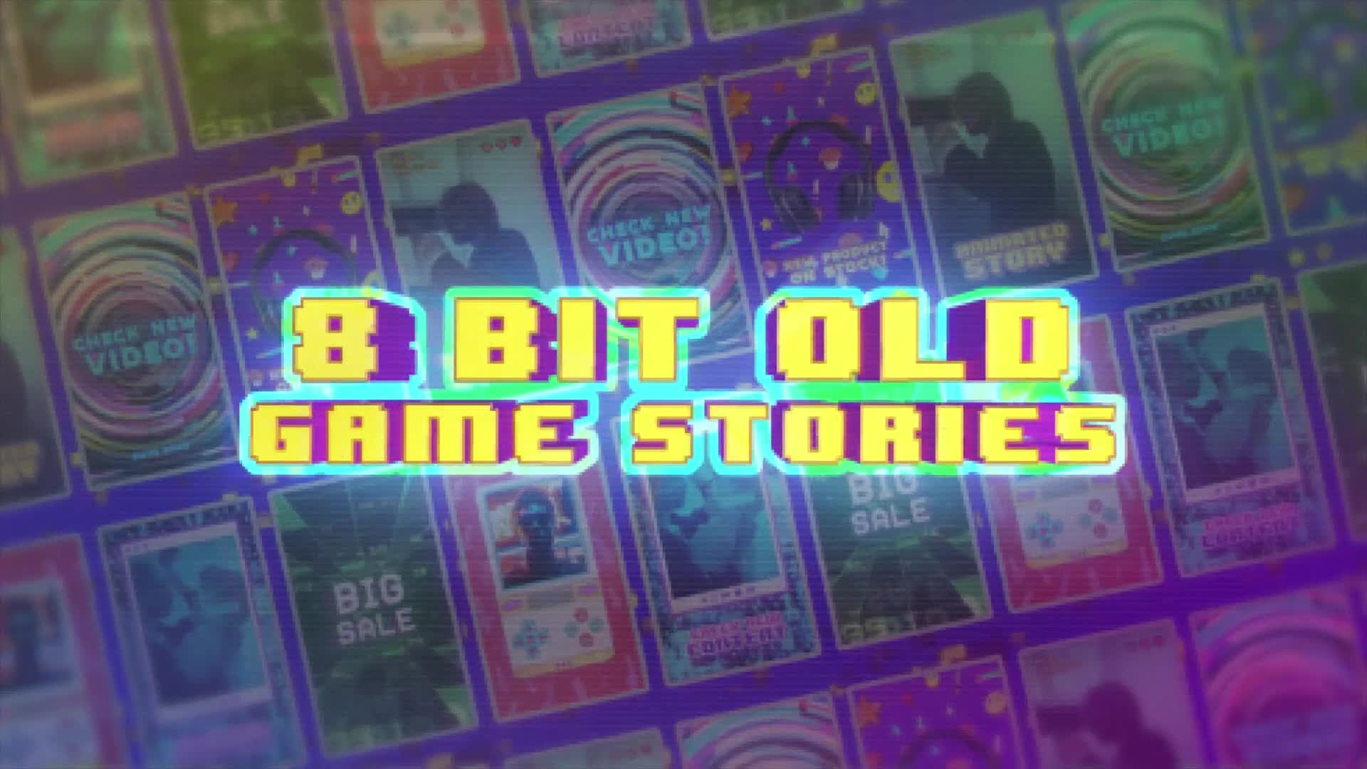8 Bit Old Game Social Media Stories Videohive 34742157 After Effects Image 1