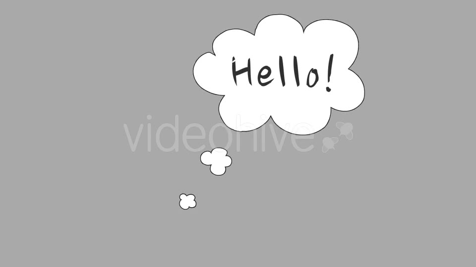 8 Comic Speech Bubbles Videohive 19613748 Motion Graphics Image 2