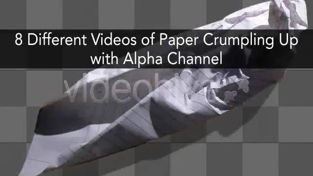 8 Crumpling / Trashing up Paper - Download Videohive 138234