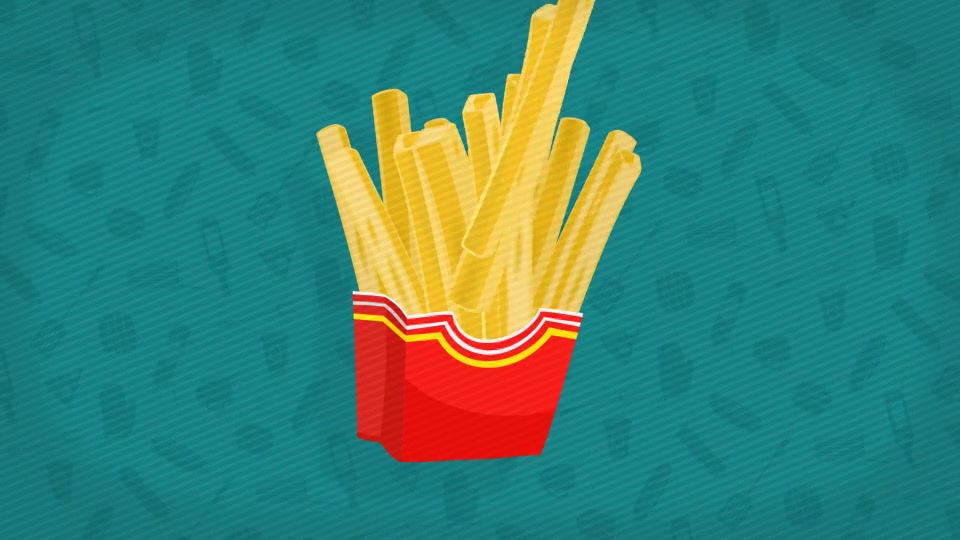 8 Fast Food Icons Animation Videohive 18629935 After Effects Image 4