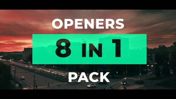 8 Modern Openers Pack - Download 24075166 Videohive