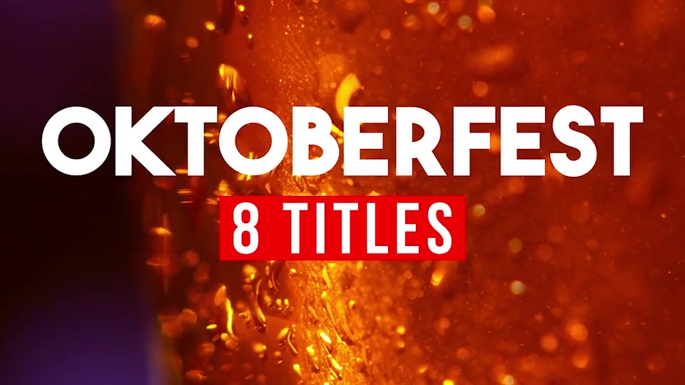 8 Oktoberfest Beer Titles Videohive 39744288 After Effects Image 12