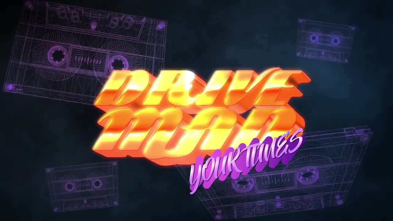 80S Casette Logo Intro Videohive 23935449 After Effects Image 8