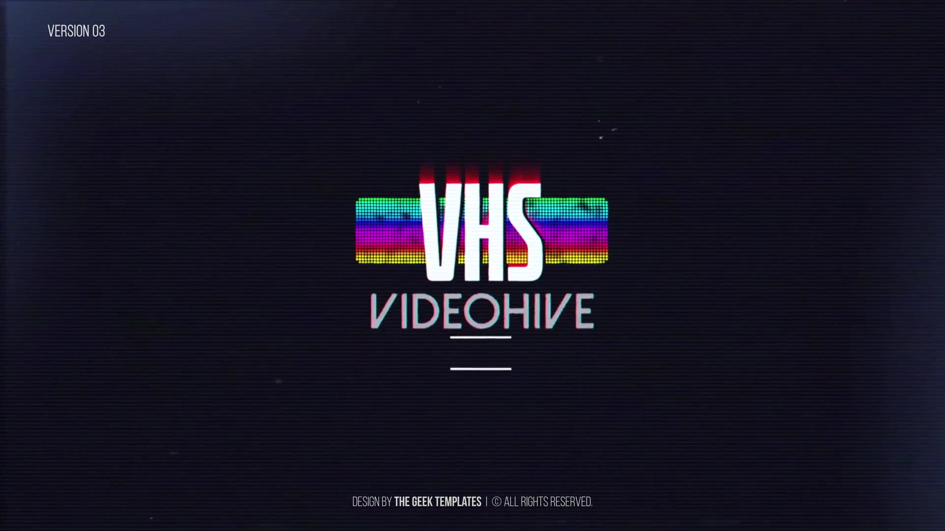 80s Logo Reveal v2 Videohive 29014584 After Effects Image 6