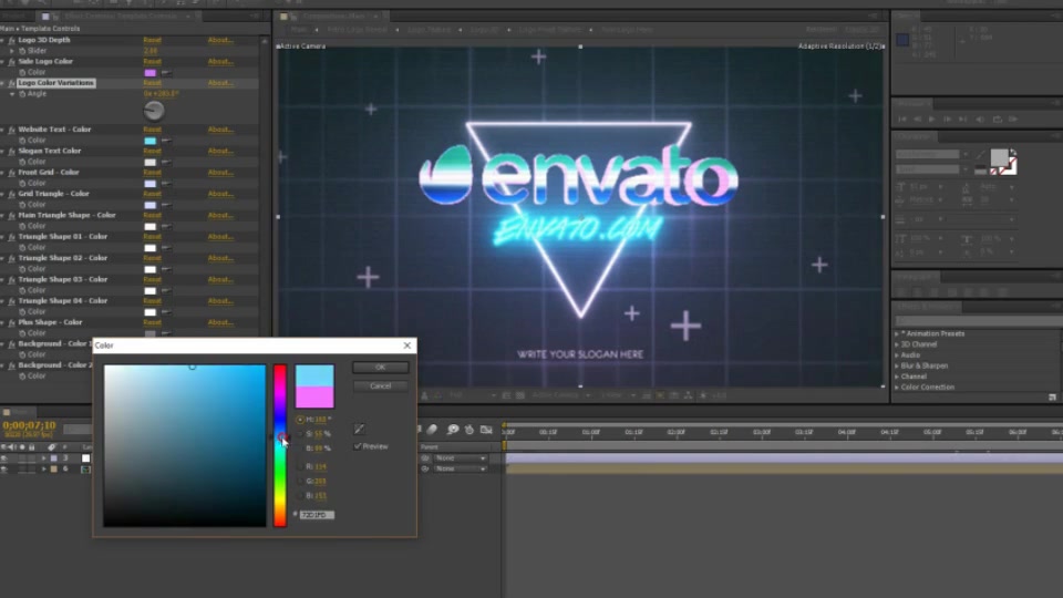 80s Retro Logo Reveal Videohive 22805405 After Effects Image 12