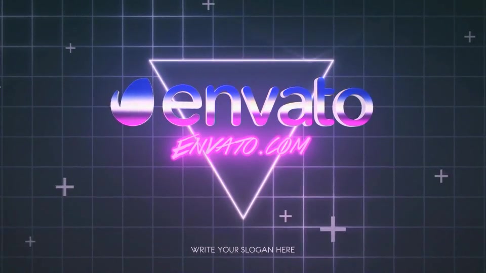 80s Retro Logo Reveal Videohive 22805405 After Effects Image 3