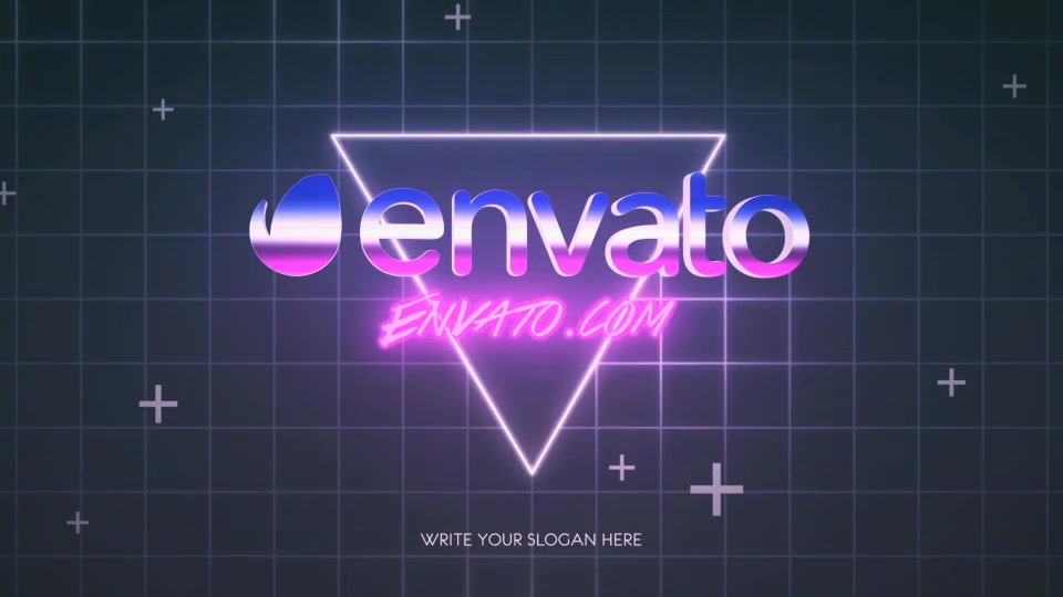 80s Retro Logo Reveal Videohive 22805405 After Effects Image 4
