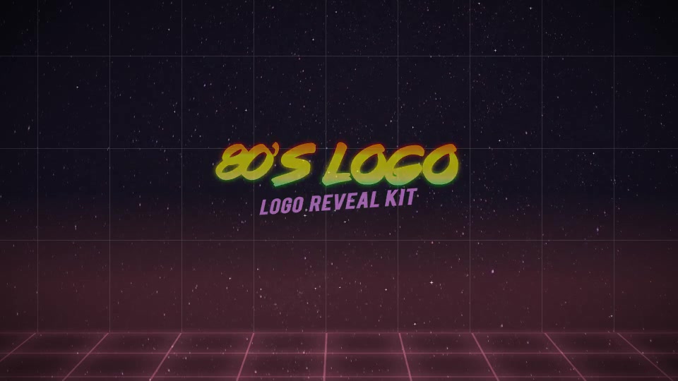 80s Retro Logo Reveal Kit Videohive 17961549 After Effects Image 3