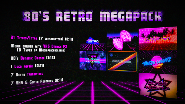 80s Retro Megapack - Download Videohive 17025429