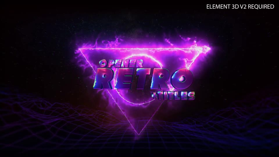 80s Retro Titles 3D Videohive 24338625 After Effects Image 2