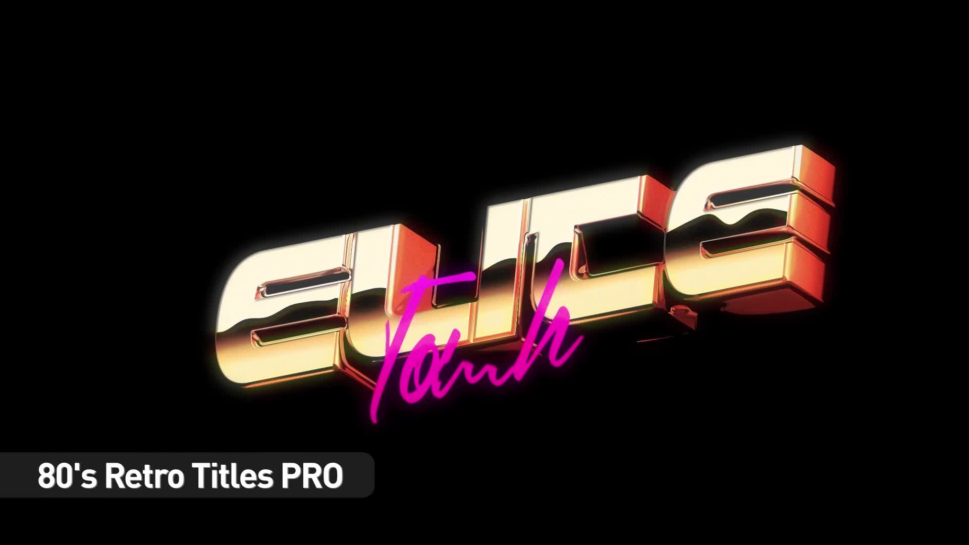 80s Retro Titles PRO Videohive 38977448 After Effects Image 1