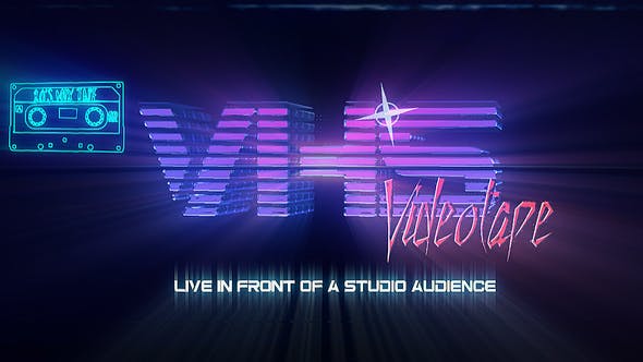 80s VHS Scan Logo Reveal - 40359057 Videohive Download