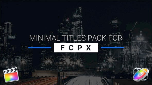 9 Minimal Titles Pack for FCPX - Download Videohive 21473109