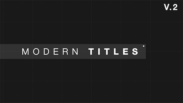 9 Modern Glitch Titles - Download Videohive 15759034
