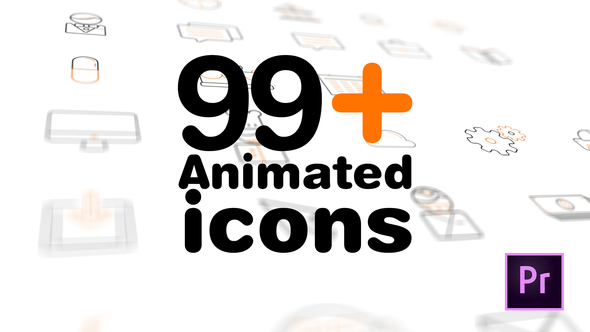 99+ Icons Mogrt - Download Videohive 21835729