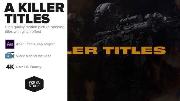 A Killer Titles - 30746497 Videohive Download