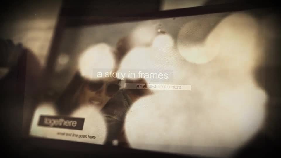 A Story in the Frames - Download Videohive 14202488