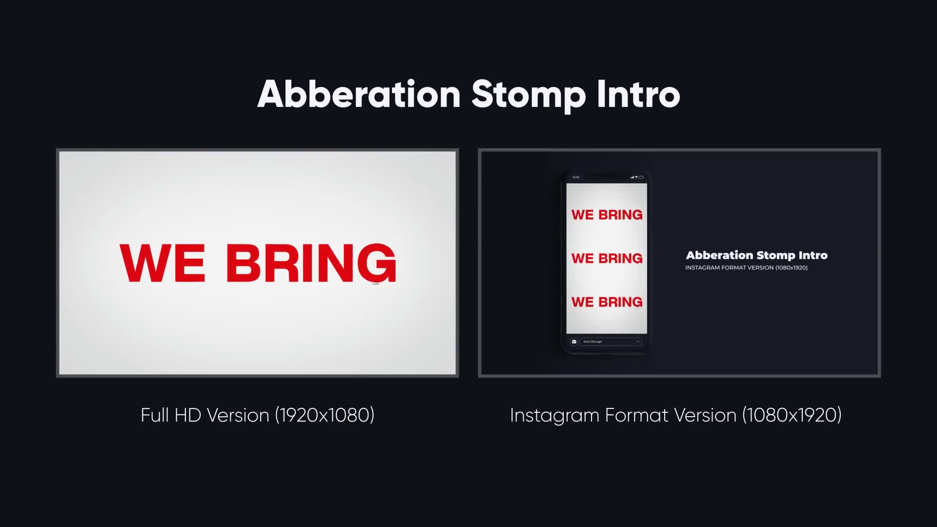 Abberation Stomp Intro Videohive 39194971 After Effects Image 1