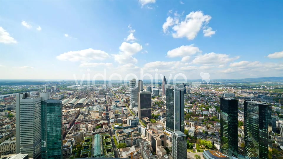 Above Modern City Skyline - Download Videohive 7640875