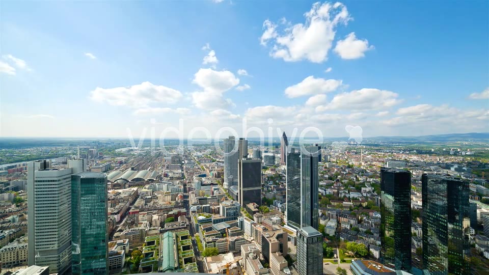 Above Modern City Skyline - Download Videohive 7640875