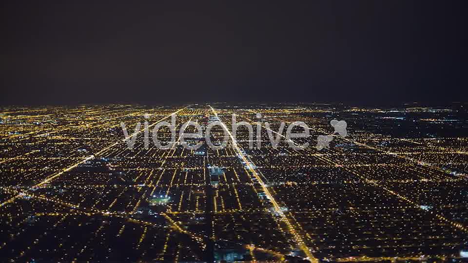 Above Night City  Videohive 6193113 Stock Footage Image 10
